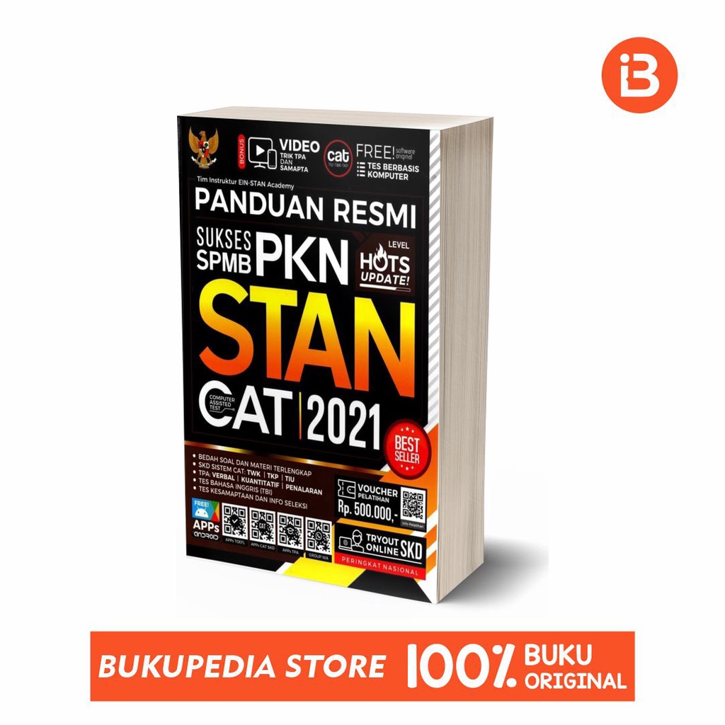 

BUKU PANDUAN RESMI SUKSES SPMB PKN STAN CAT 2021 - FORUM EDUKASI - (BONUS PENSIL 2B, BOOKMARK )