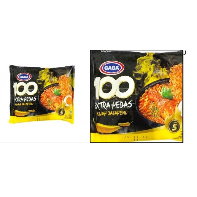 Mie Kuah Extra Pedas| Gaga 100 Extra Pedas Kuah Jalapeno Level 5