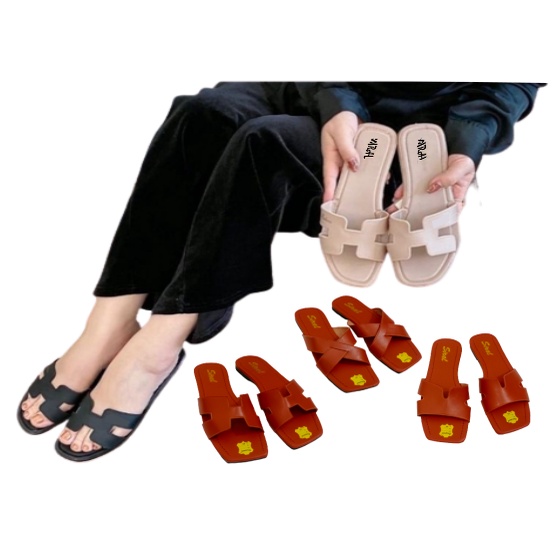 Sandal Wanita Casual Terbaru | sandal Siral Model terbaru