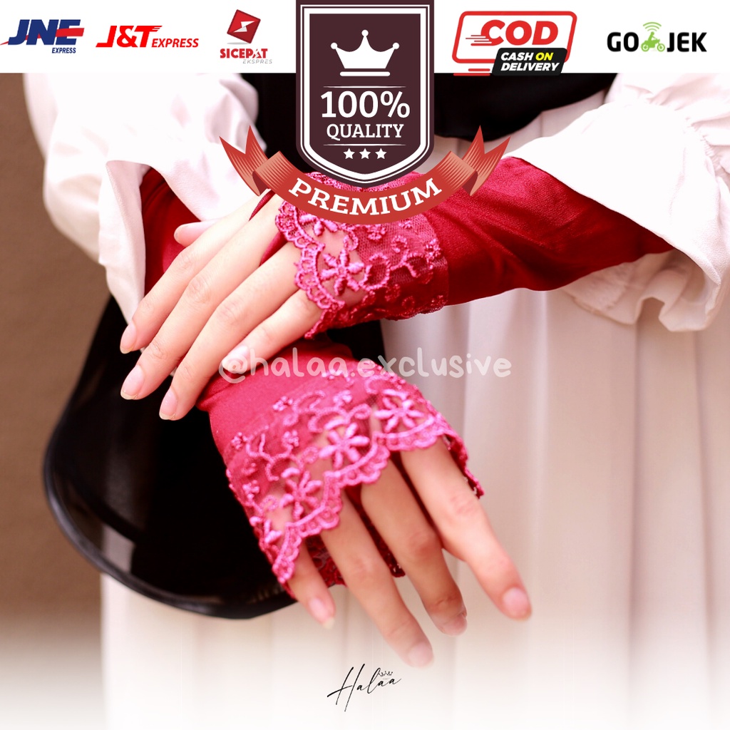 MANSET TANGAN RING RENDA BESAR / HANDSOCK RENDA