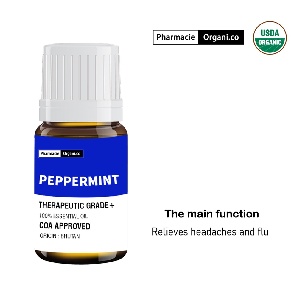 Peppermint Essential Oil By Pharmacie Organico