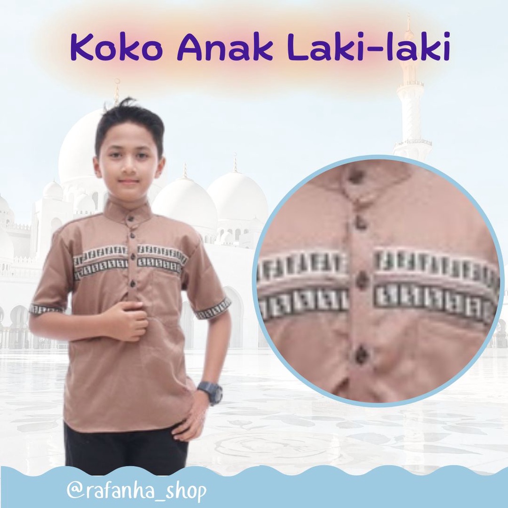 BAJU KOKO ANAK LAKI-LAKI USIA  2 -10 TAHUN | KOKO ATASAN ANAK LAKI-LAKI