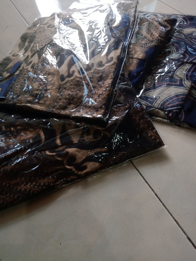 Baju Batik Lengan Panjang  Hrb026 Motif Keratonan/atasan Batik Priam L Xl Xxlterbaru