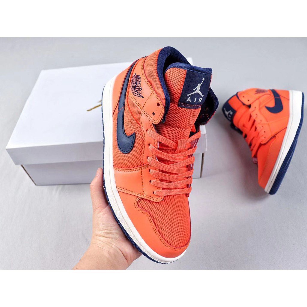nike women's shoes orange and blue