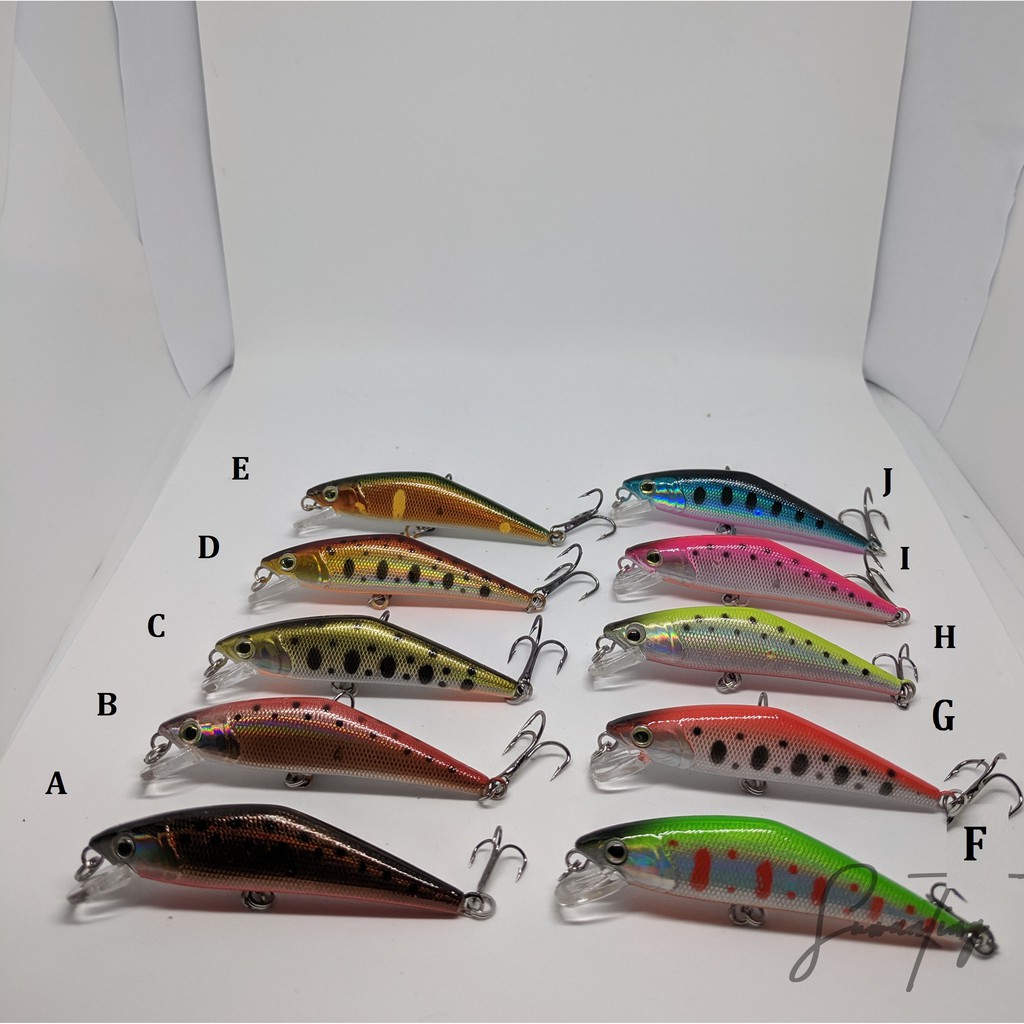 Lure Casting Umpan Minnow 6.4cm Rep.Kraken Ultralight