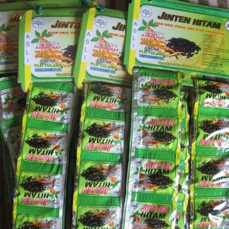

READY Obat/Jamu Jinten Hitam Kapsul Saset Hijau Original 100% (per Saset) ➤ 871