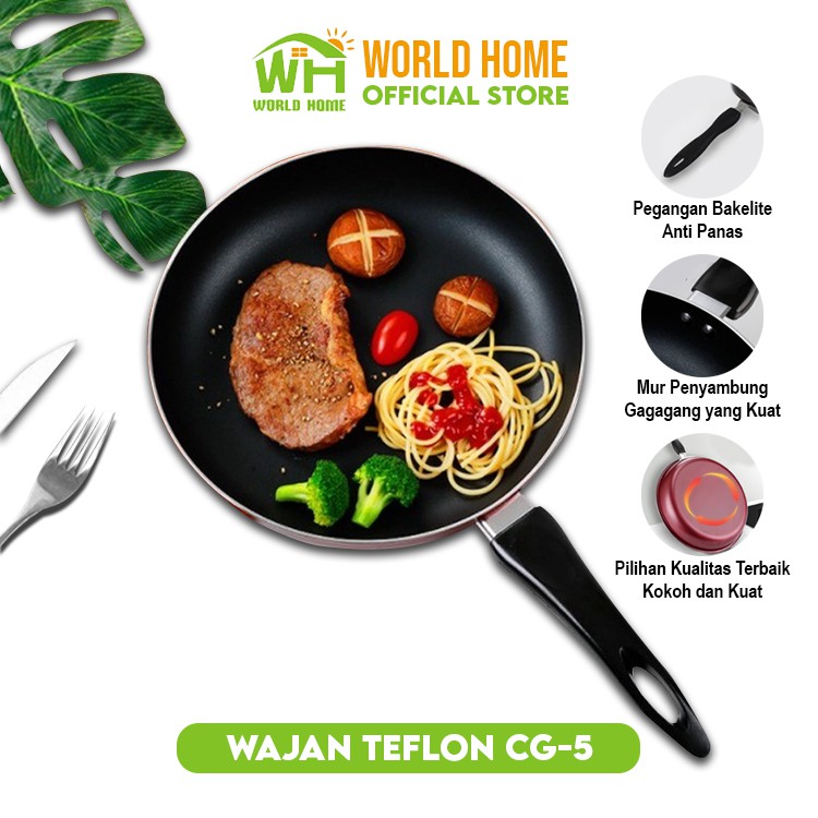 Wajan Teflon 26 CM Fry Pan Teflon murah CG-5 WHFURNITURE