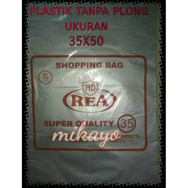 plastik packing online no pound 35X50 100lembar