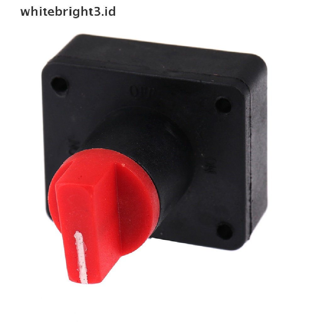 {whitebright3.id} 100A Battery Master Disconnect Rotary Cut Off Isolator Kill Switch Car Van  ,