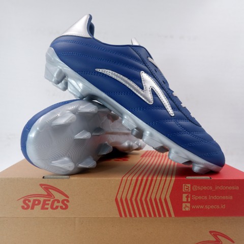 Sepatu Bola Specs Roma FG Navy SIlver 101087 Original BNIB