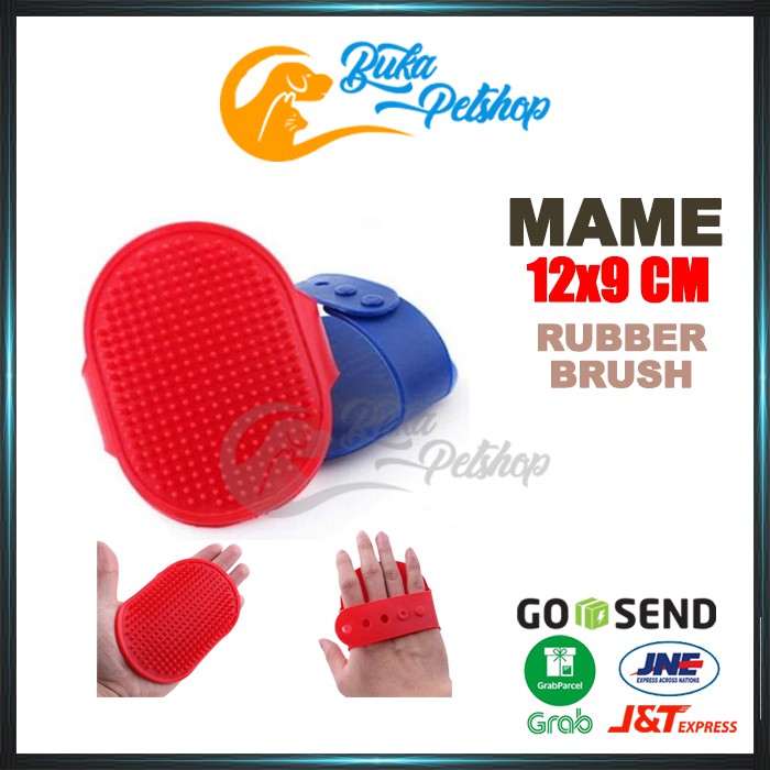 Sikat Karet Hewan GROOMING RUBBER BRUSH