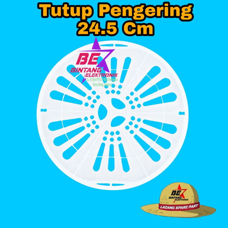 Tutup Pengering Diameter 24.5 Cm Tutup Mesin Cuci Tabung Pengering 24,5Cm