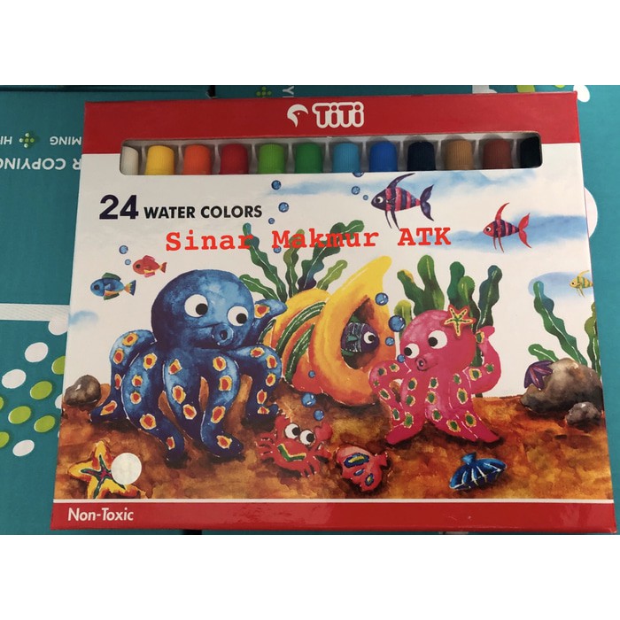 

Water Colours / Cat Air Titi 24 Warna WC-6ml-24