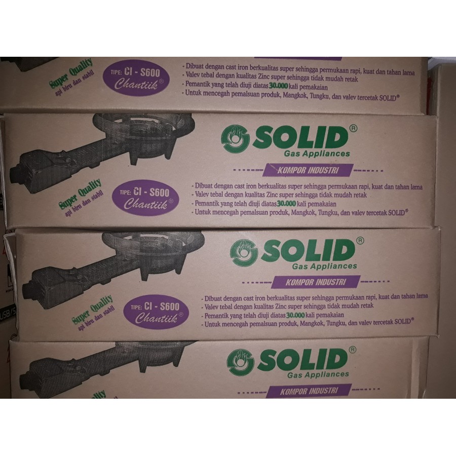 SOLI CI S600 - Kompor Gas Industri Tekanan Rendah / Kompor Gas Low Pressure