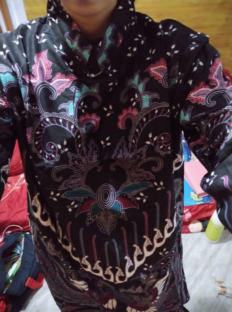 Terlaris Serut Genes Jelita Tunic Navbor Yelbor Whitbor Creambor Tunik Batik Modern Hrb030 Dolbi Do