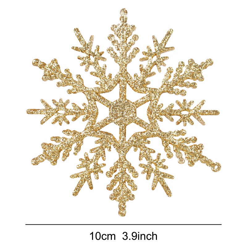 [Christmas Products]10cm Snowflake Party Supplies Decor Ornaments