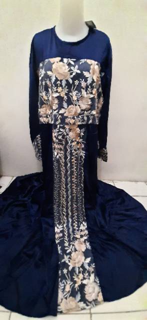 Gamis brukat coklat muda xxl gamis jumbo gaun big size gaun brukat gamis pesta gamis kondangan