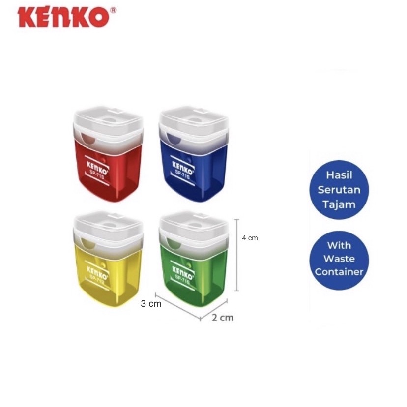 

Sharpener / Rautan Kecil Kenko SP - 71 ( 1 Lubang )