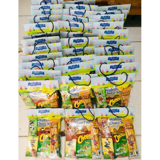 Paket Bingkisan Ulang Tahun Anak Snack Souvenir Goodie