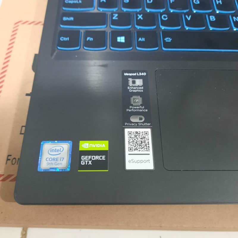 Laptop Gaming Lenovo Ideapad L340 Cor i7-9750HF Gen 9 Ram 16GB SSD 512GB Nvdia Geforce GTX 1650 4GB High spec