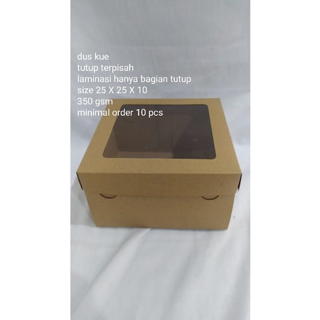 

dus kue Kraft 25 X 25 X 10