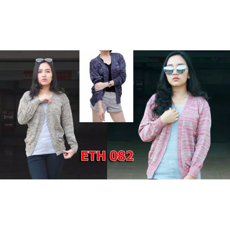 KNIT CARDY ELASTIS ETH082 / CARDIGAN RAJUT ELASTIS