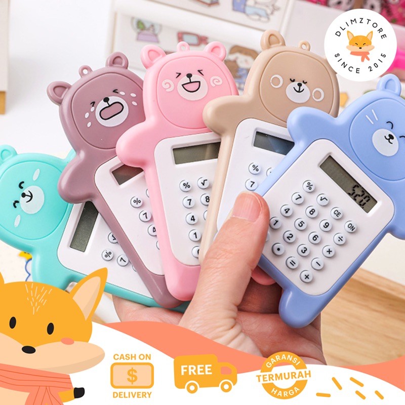 

[DZ] ST297 - Kalkulator Karakter Lucu Bear
