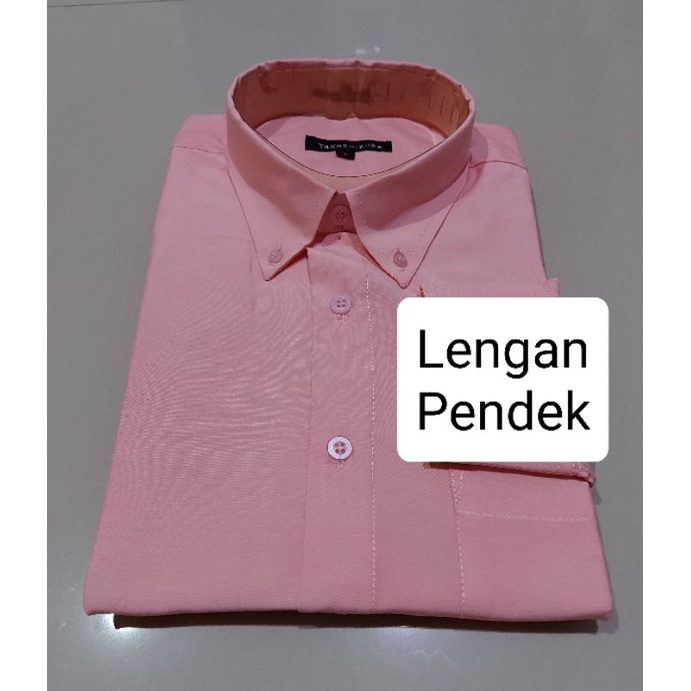 Kemeja Polos Lengan Pendek M L XL XXL XXXL 2XL 3XL - Kemeja Pendek Polos