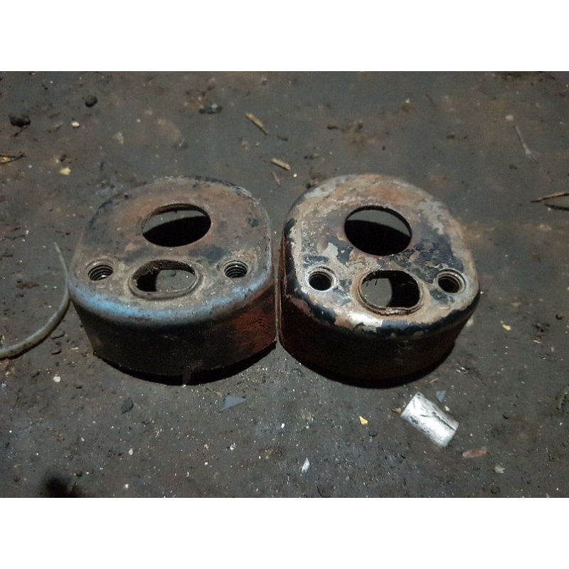 dudukan stang stir pangkon adaptor fork skok depan honda c70 c50 pispot upluk pitung original ori