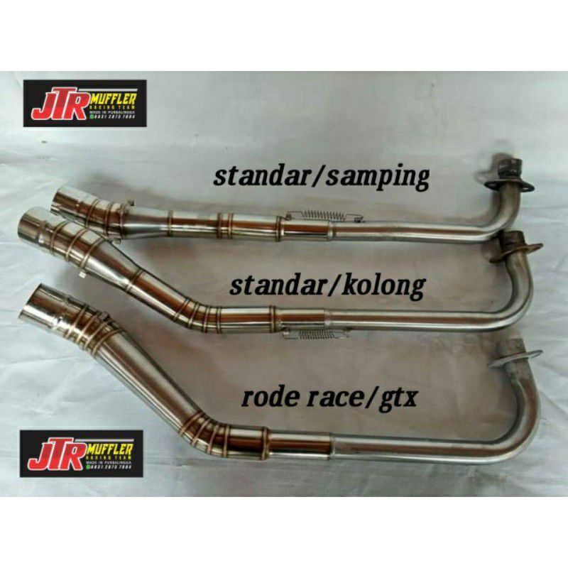 Leheran knalpot racing buat semua jenis motor ada diameter 50 mm