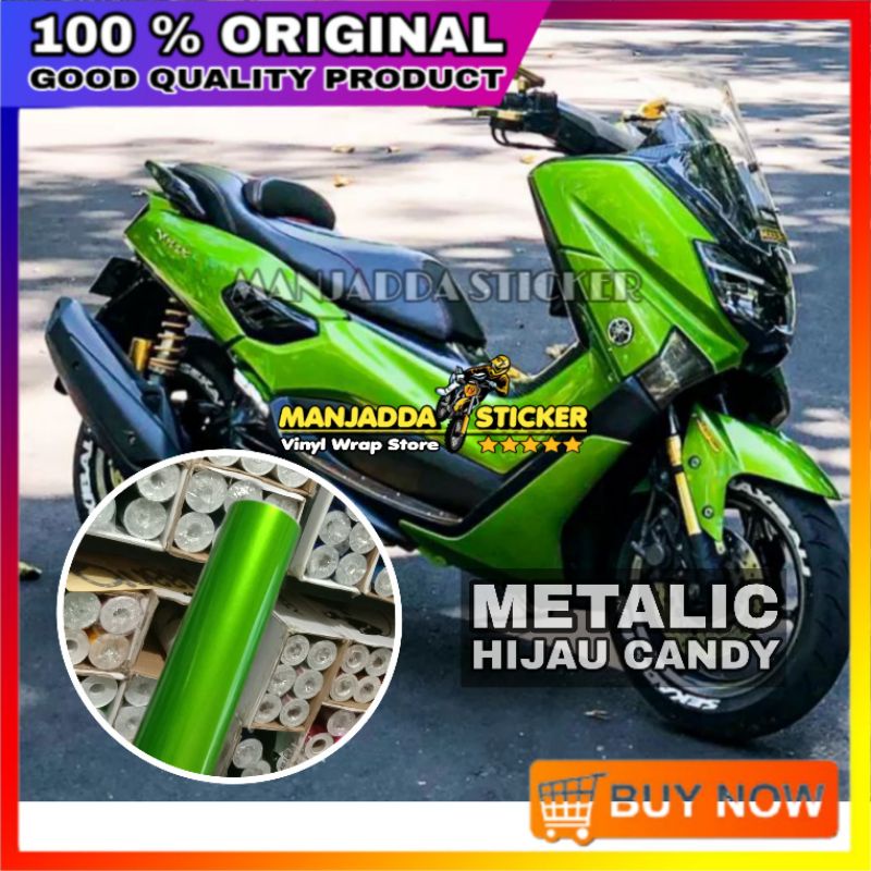 Stiker Skotlet Motor Metalik Candy Semua Warna