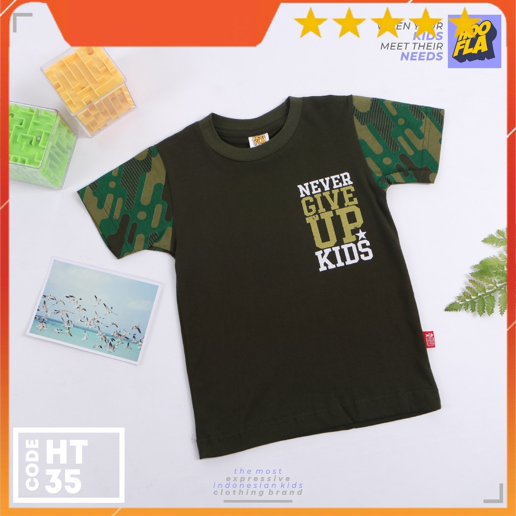 KAOS ANAK TANGAN PENDEK TENTARA