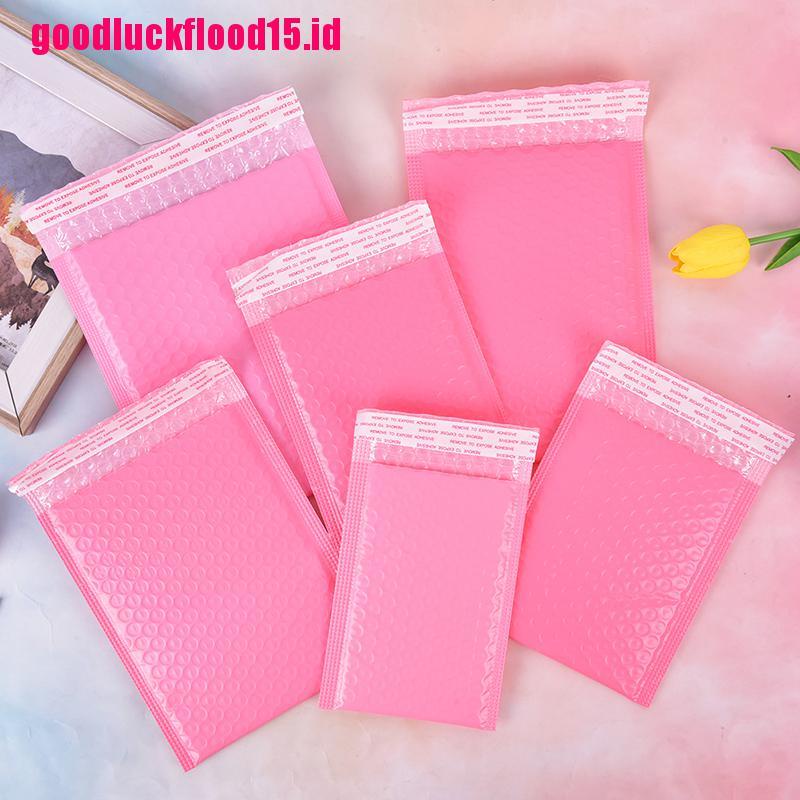 {LUCKID}10x Pink Bubble Bag Mailer Plastic Padded Envelope Shipping Bag Packaging