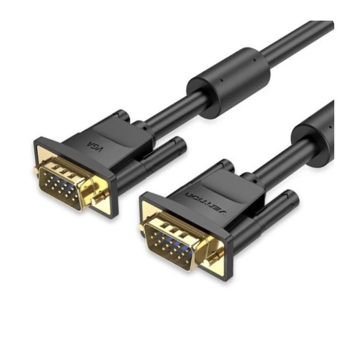 [5M] Vention Kabel VGA to VGA Male to Male Gold Plated Premium - DAE