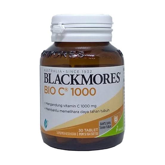 BLACKMORES VITAMIN C , DOSIS 1000MG ISI PERBOTOL 30 KAPSUL