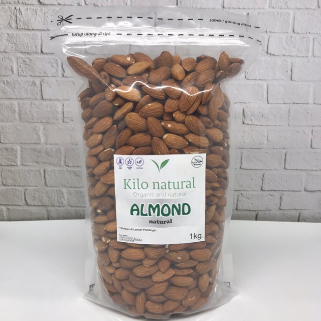 

Raw Almond Whole 1kg / Kacang Almond Mentah Utuh 1kg