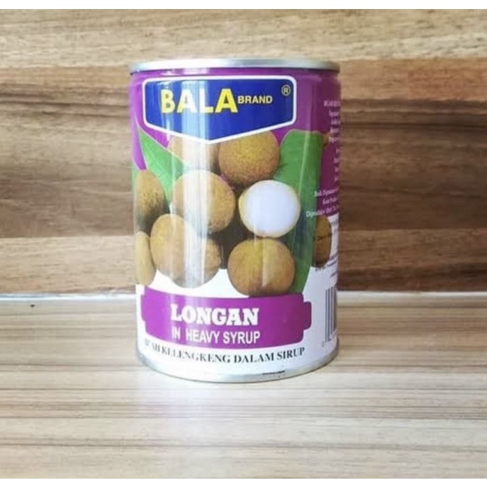 

Kalengbuah- Bala Brand Longan Kaleng 565 Gr / Buah Longan Kaleng - Tanpa Bubble -Buah-Kaleng.