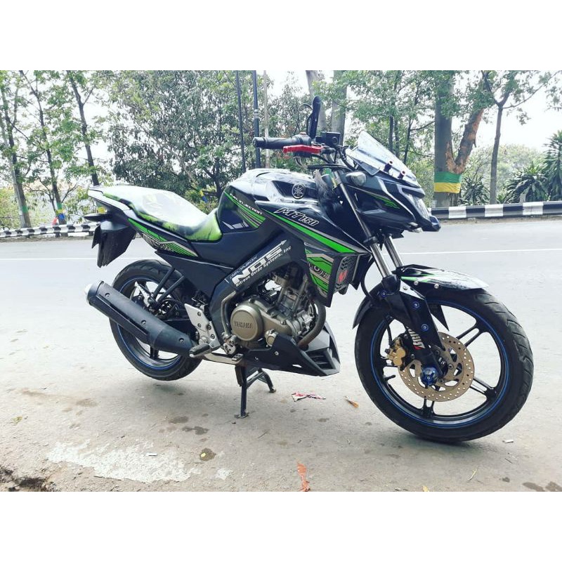 (Bisa COD) Striping vixion advan hitam stiker yamaha vixion nva  variasi 2016 2017 old new ada