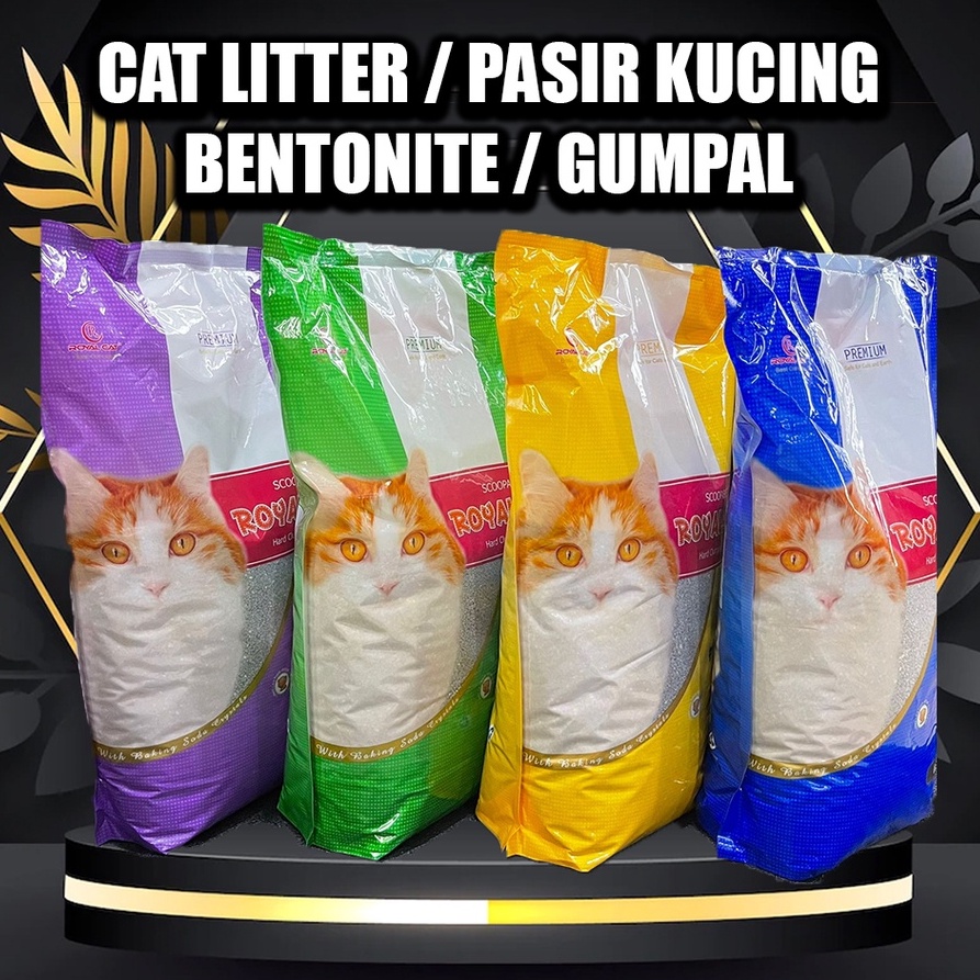 Pasir Kucing Gumpal Bentonite Cat Liter Apel Lavender Baby Lemon 5KG