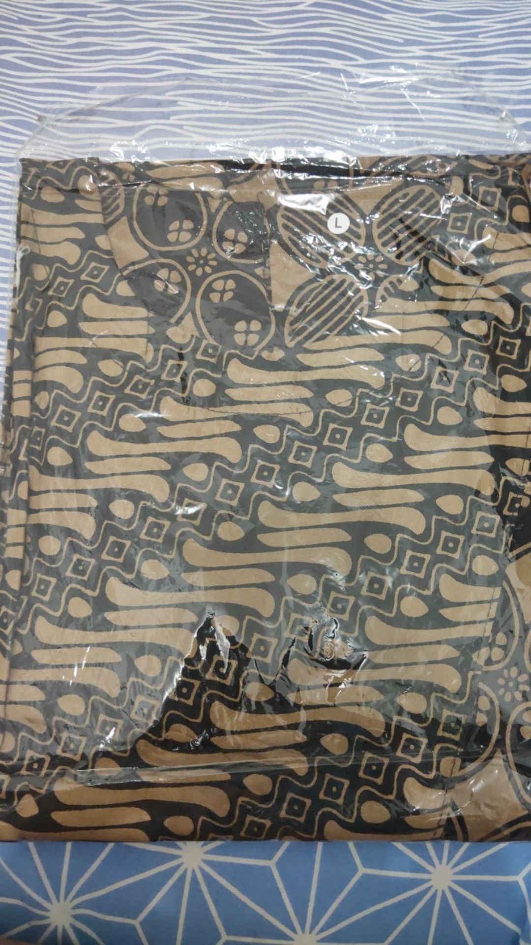 [cod] Tey-17 Batik Wanita Asj Sa Hrb026 Kenongo Kemeja Tosca Pendek Jumputan