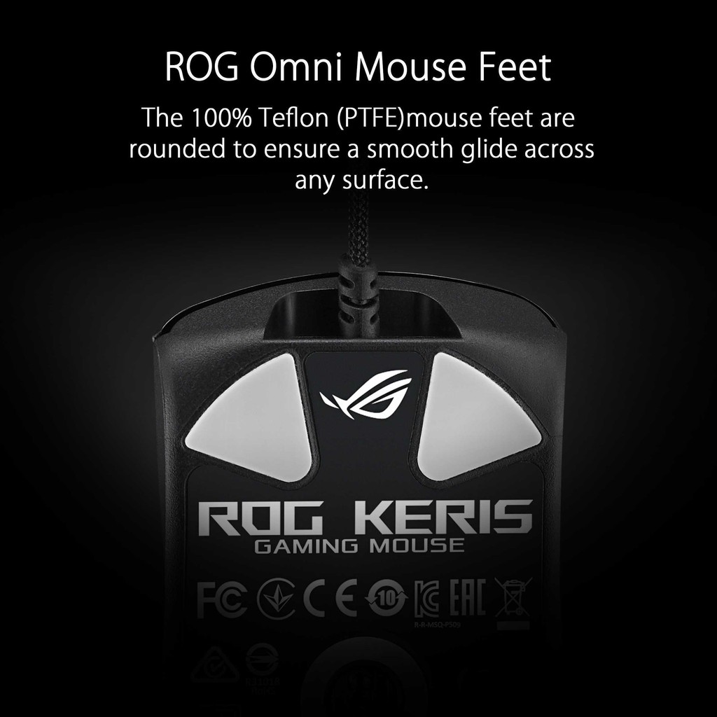 ASUS ROG KERIS - LIGHTWEIGHT FPS GAMING MOUSE P509