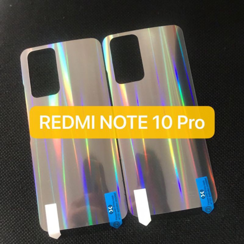 REDMI NOTE 10 NOTE 10S NOTE 10 PRO NOTE 7 7a 7 5A 5 PRO ANTI GORES BELAKANG SKIN AURORA GARSKIN MOTIF PELANGI ANTI JAMUR PELINDUNG BELAKANG ANTI JAMURAN PLASTIK TRANSPARAN