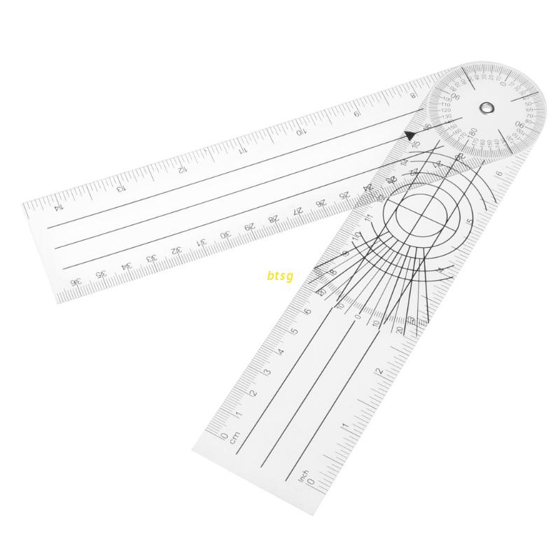 Btsg 360 Multifungsi° Penggaris Medis Spinal Untuk Mengukur Siku / Lutut / Jari