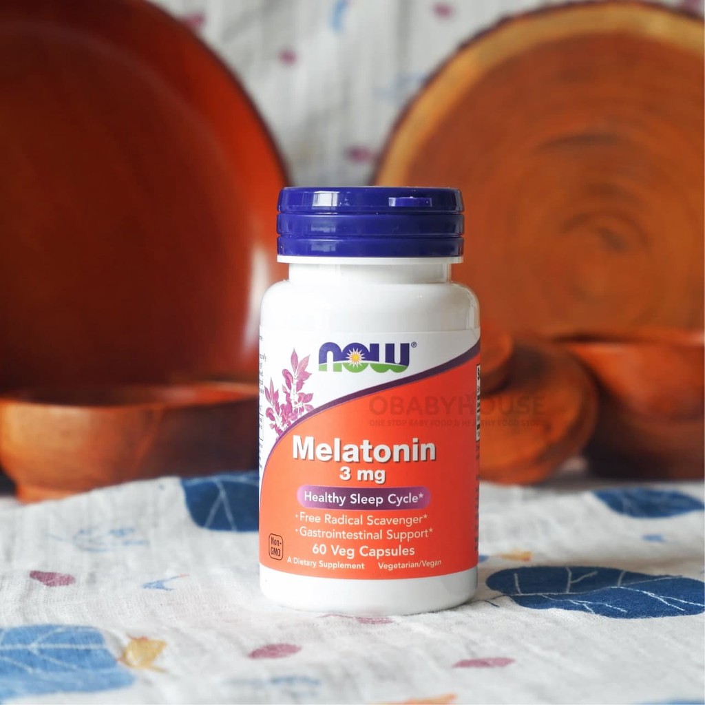 Now Foods Melatonin 3mg 60 Veg Capsules