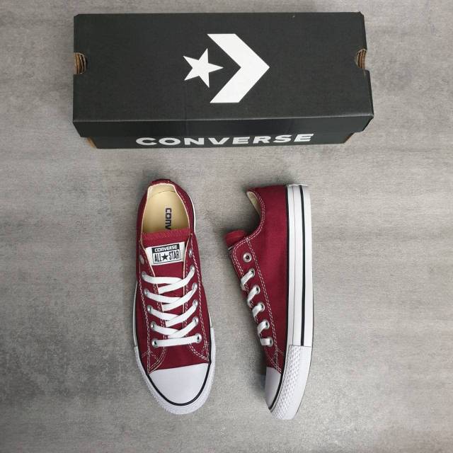 Converse low Maroon