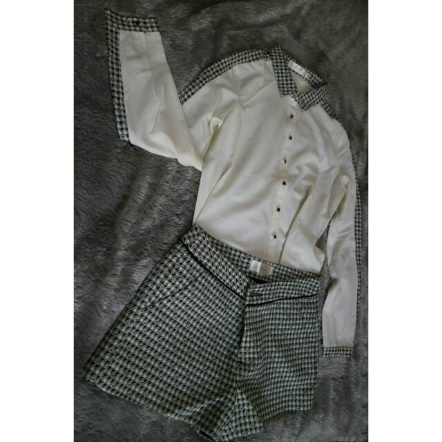 Baju Set Putih import Bangkok