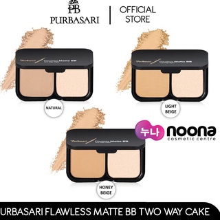 PURBASARI FLAWLESS MATTE BB TWO WAY CAKE HONEY BEIGE 12G