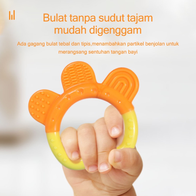 Mainan/Teether bayi/Gigitan bayi teether/Mainan gigitan bayi/Penumbuh gigi buah (B221)