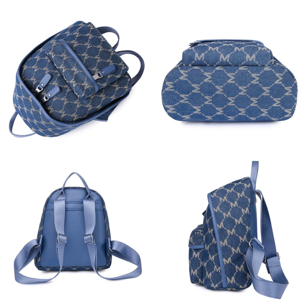 BJ57740 - BEIGE/BLUE/BROWN/PINK - TAS RANSEL WANITA FASHION IMPORT MODIS ELEGAN TERMURAH TERLARIS TERBARU BAGSTORE JAKARTA TAS BATAM CR7740 JT12990