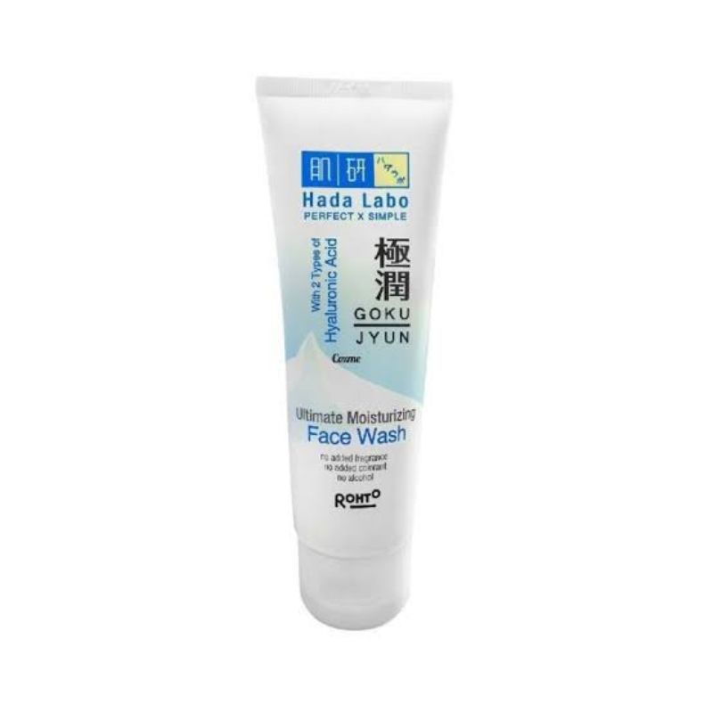 Hada Labo Gokujyun Ultimate Moisturizing Face Wash 100 g / Sabun Muka